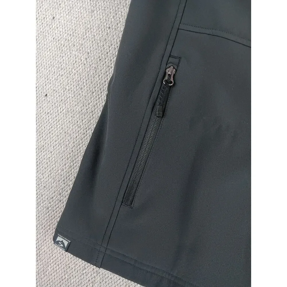 Storm Creek Trailblazer Softshell Vest Mens Medium Charcoal Gray Performance Zip